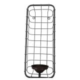 Metal Wire Wall-Mounted Candle Holder Basket