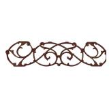 Decorative Cast Metal Scrollwork Trim, 27' x 8'