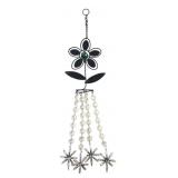 Metal Flower Hanging Garden Decor, 21' H