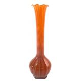 VTG Striped Art Glass Bud Vase