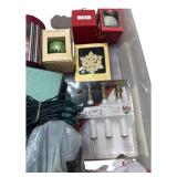 Mixed Lot of Christmas Ornaments and Lights