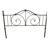 Metal Scrollwork Headboard
