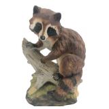 Andrea by Sadek Porcelain Raccoon Figurine
