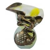 In the Style of Filip Ravert Art Glass Vase