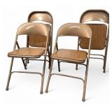 Samsonite Style 1782 Folding Chairs Set of 4