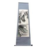 Unsigned Asian Landscape Hanging Scroll