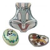 Looney Tunes Collectible Tin and Ornament Lot