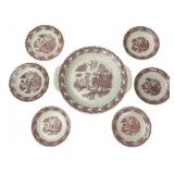 Royal China Ming Red Ceramic Dinnerware Set
