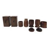 Marquette Prison Souvenir Wooden Salt and Pepper S