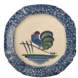 Design-Craft Rooster Ceramic Plate