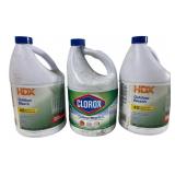 HDX and Clorox Outdoor Bleach Jugs (3)