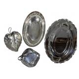 Gorham & Oneida Silverplate Trays & Dishes