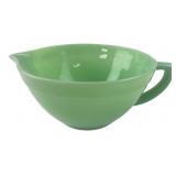 Fire-King Jadeite Glass Mixing Bowl, 7.5' H