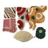 Assorted Handmade Crochet Textiles Lot