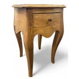 French Provincial Pine Side Table 27' H 16x16