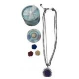 Sweet Romance Romantic Roses Necklace Set