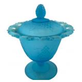 VTG Indiana Glass Harvest Grape Candy Dish