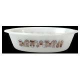Anchor Hocking Fire-King Mushroom Baking Dish
