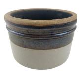 Antique stoneware Crock, Two-Tone Glaze, 6' H