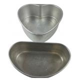 Wear-Ever and Kreamer Aluminum Baking Pans, Set of