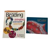 Beading and Scarf Styling Instructional Book Lot