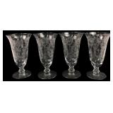 Tiffin-Franciscan Cherokee Rose Iced Tea Glasses