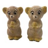 VTG Bear Salt and Pepper Shakers, Pair