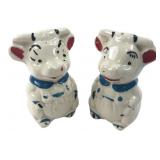 VTG Pair of Ceramic Cow Salt and Pepper Shakers