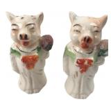 VTG Ceramic Pig Salt and Pepper Shakers