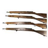 VTG Set of Four Wooden Drill Rifle Stocks