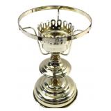 Gold-Tone Metal Lamp Base, 9' H