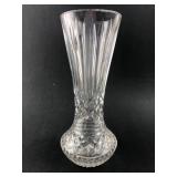 Waterford Cut Crystal Vase with Diamond Pattern