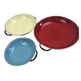 B&M Enamelware Pan Set, Three Pieces