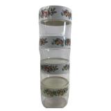 Pyrex Ware Stackable Glass Storage Containers