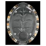 MCM Inland Glass Serving Tray, 15' x 11'