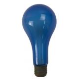 General Electric Mazda Blue Glass Light Bulb