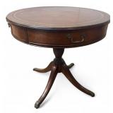 Duncan Phyfe Style Mahogany Drum Table