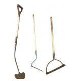 Assorted Long-Handled Garden Tools