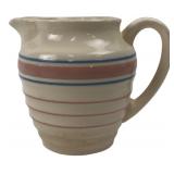Vintage McCoy USA Striped Beehive Pitcher