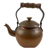Tagus Copper Teapot, Made in Portugal, 5' H
