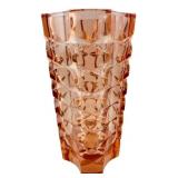 VTG Luminarc Rosaline Pink Glass Vase