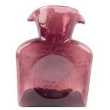 MCM Blenko Glass Amethyst Pitcher & Platter