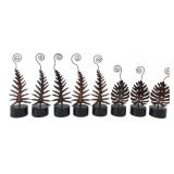 Pier 1 Metal Leaf Photo Holders (Set of 8)