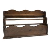Wooden Three-Tier Wall-Mounted Shelf
