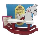 Heritage Mint Ltd. D-78 Wooden Doll Rocking Horse