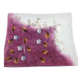 Continental Porcelain Floral Tray