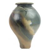 Signed Studio Pottery Glazed Vase 14.5' H