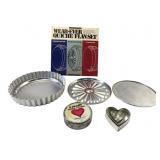 Wear-Ever Quiche/Flan Set and Fox Run Heart Cookie