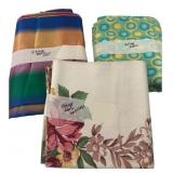 VTG Assorted Textile Remnants - Silk, Cotton, and