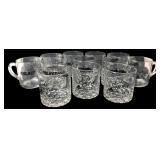 Delta Airlines Project 767 Glass Mugs Set of 12